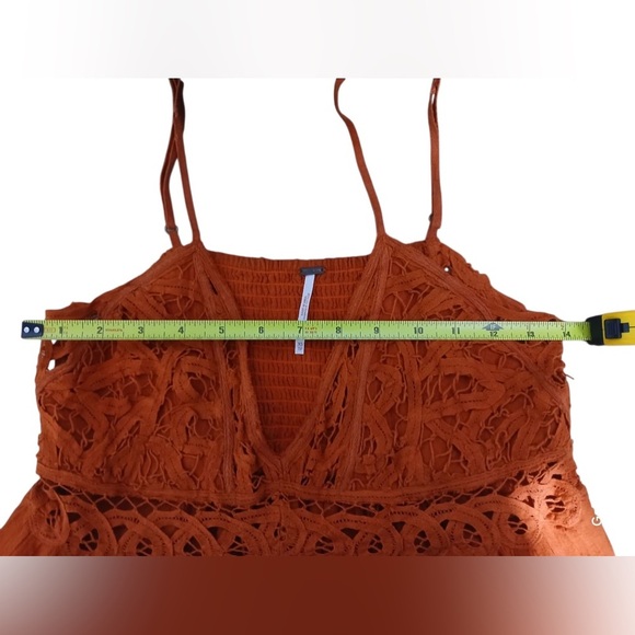 Free People Vibrant Orange Backless Dress - Picture 6 of 12